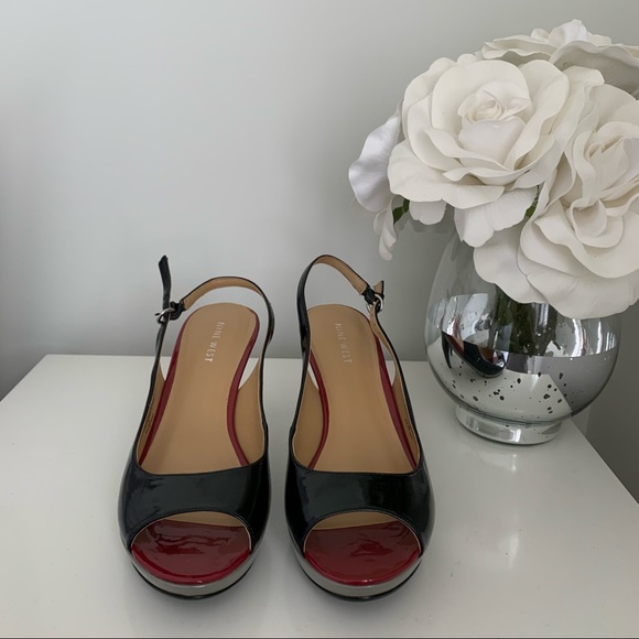 Nine West open toed sandals size 8 - Picture 3 of 7